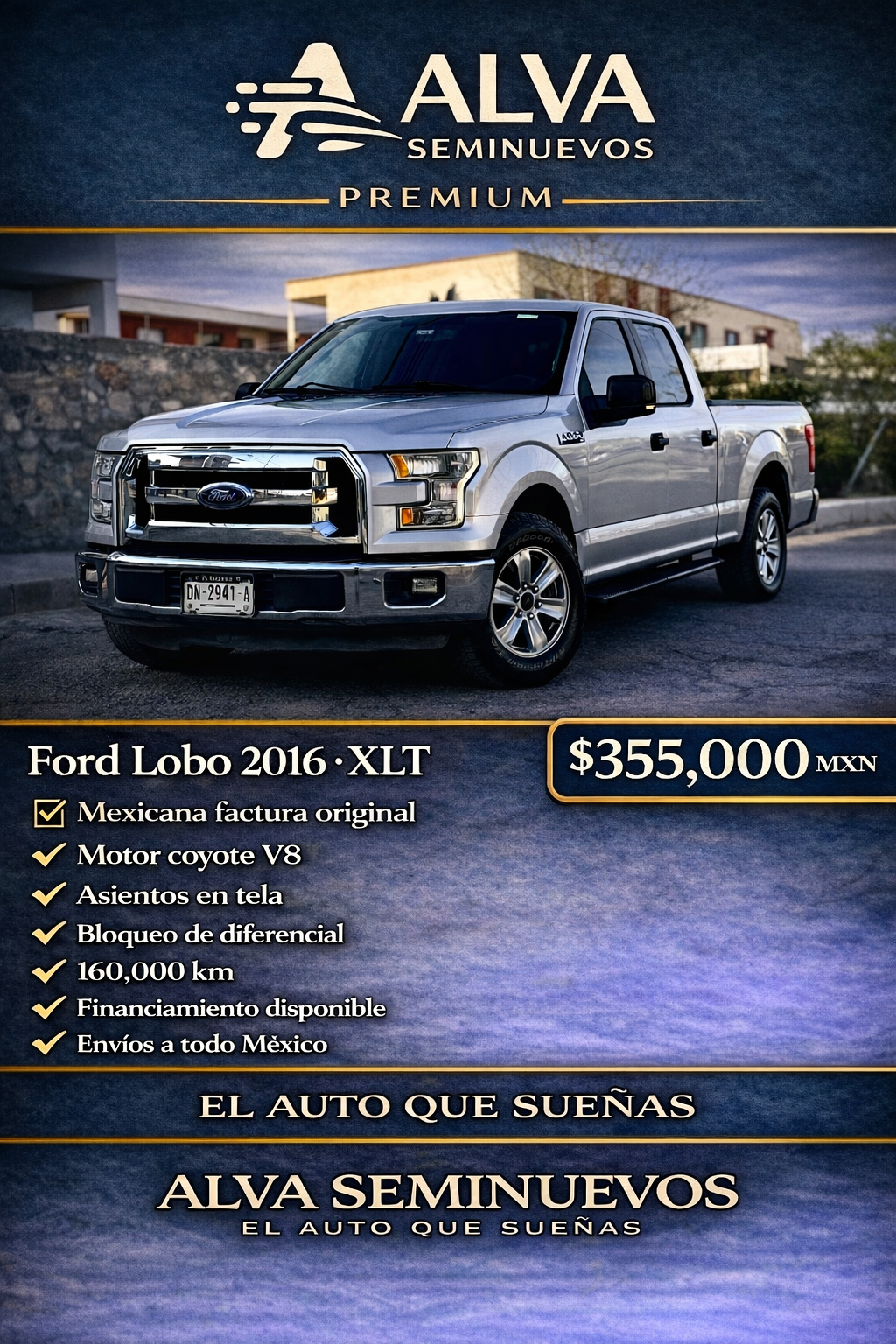 Ford Lobo 2016 - Alva Seminuevos